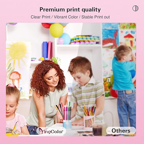 Miniatura 5 de YingColor Repuesto compatible para cartuchos de tinta Canon 280 y 281 para impresora PIXMA TS8320 TS8220 TS8120 TS9120 TR7520 (PGBK, Photo Bule, BK,