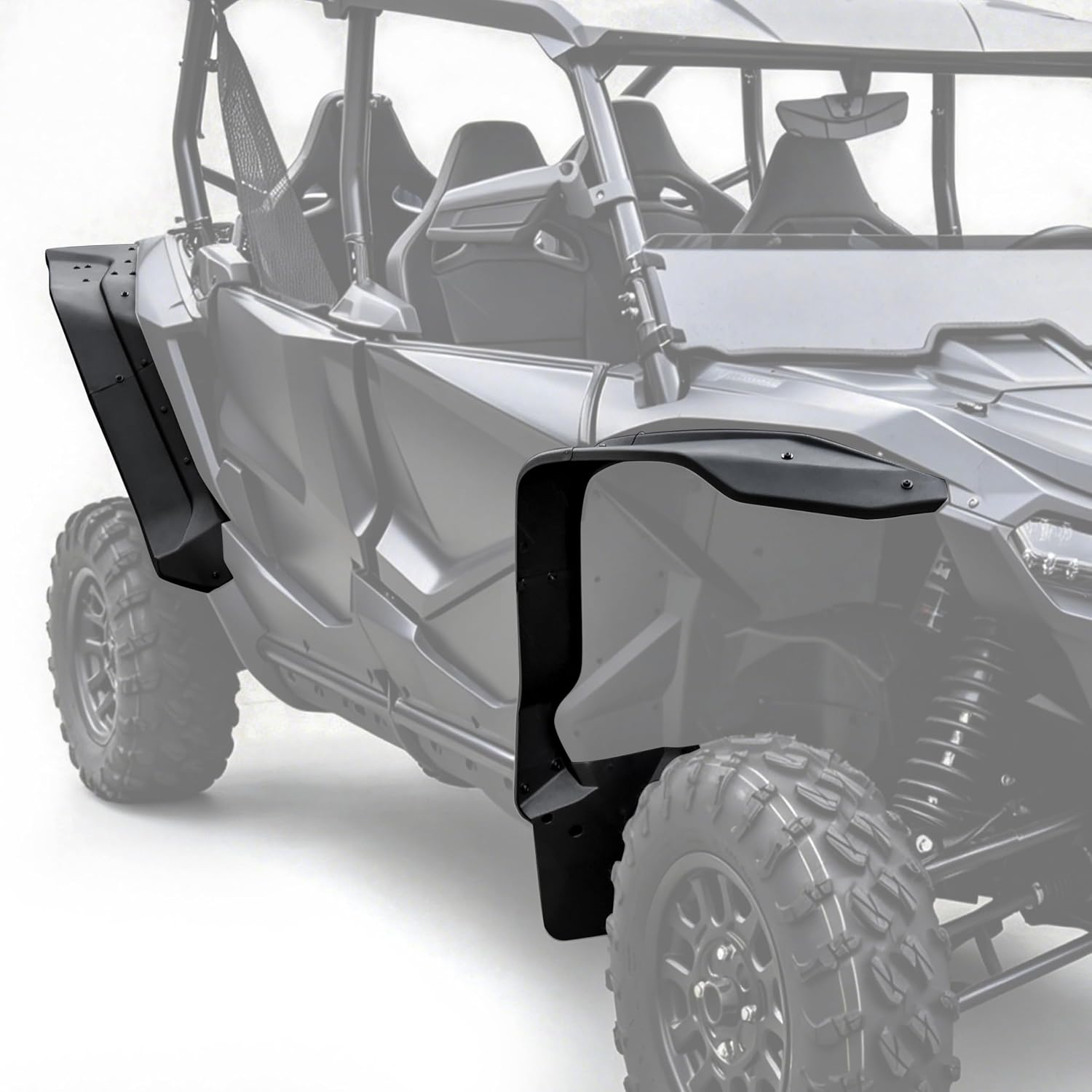 XXL Fender Flares for Honda Talon 1000 2019+, Front Rear Heavy-Duty Extended Mud Flaps Extension Mud Guards for Honda Talon 1000X 1000R 1000X-4 2019-2026 Accessories, Replace #0SF70-HL6-A01