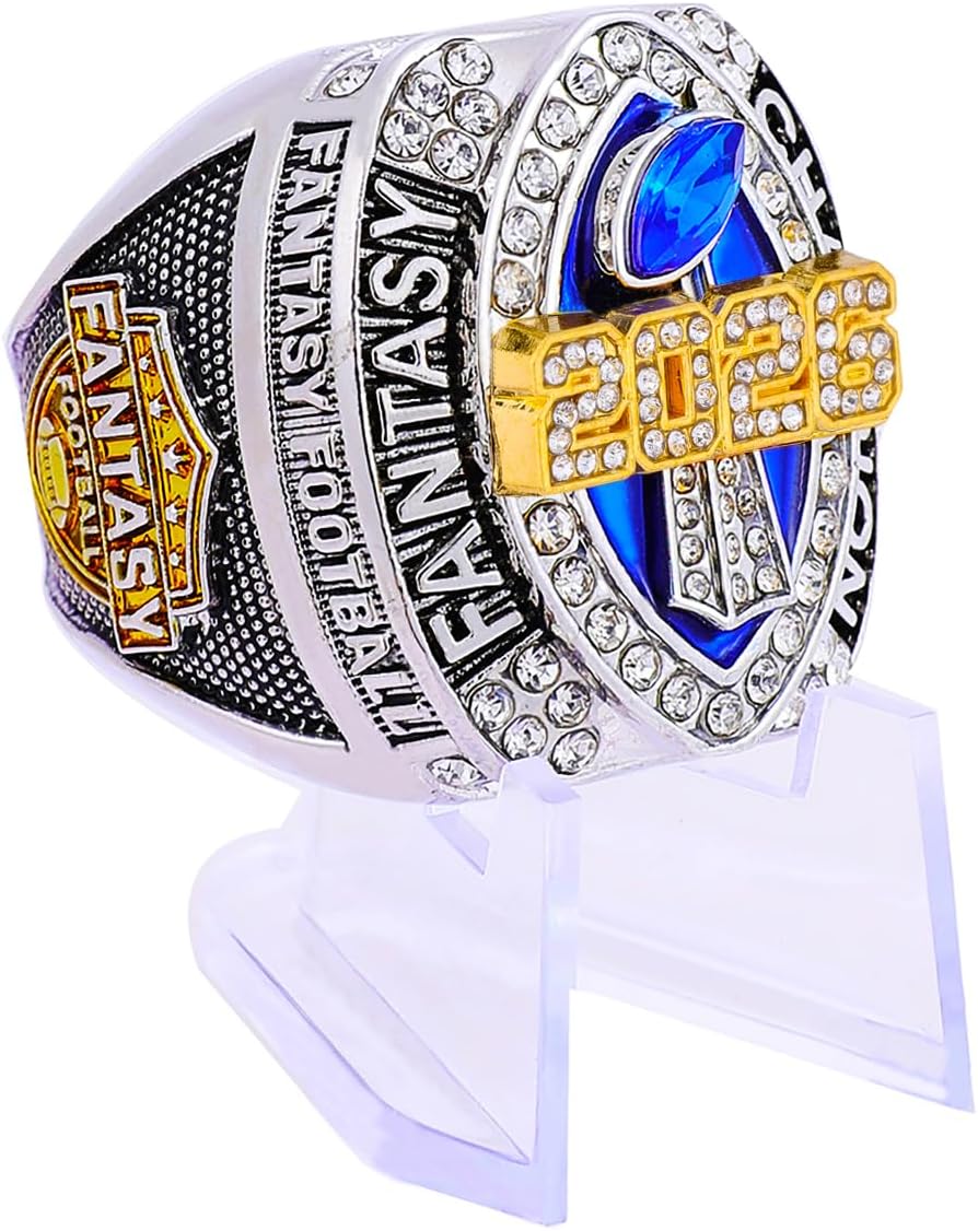 2026 Fantasy Football Championship Ring Award Prize Trophy Sports Winner MVP FFL Ring