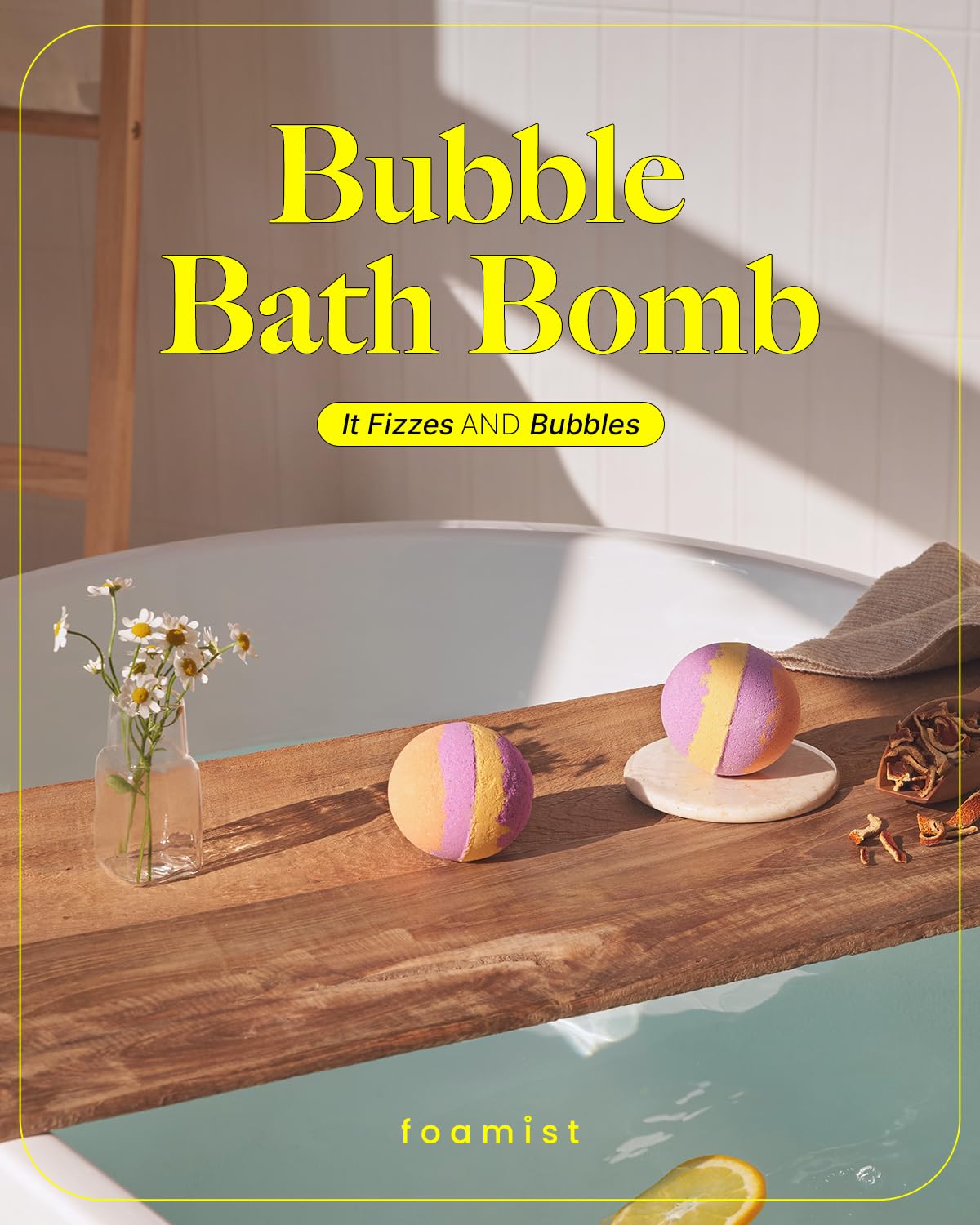 FOAMIST Bubble Bath Bomb Gift Set | Mother's Day | Ready-to-Gift for Women, Kids,Fizzy Bubble Organic Bathbombs, Relaxing Natural Vegan Ingredients