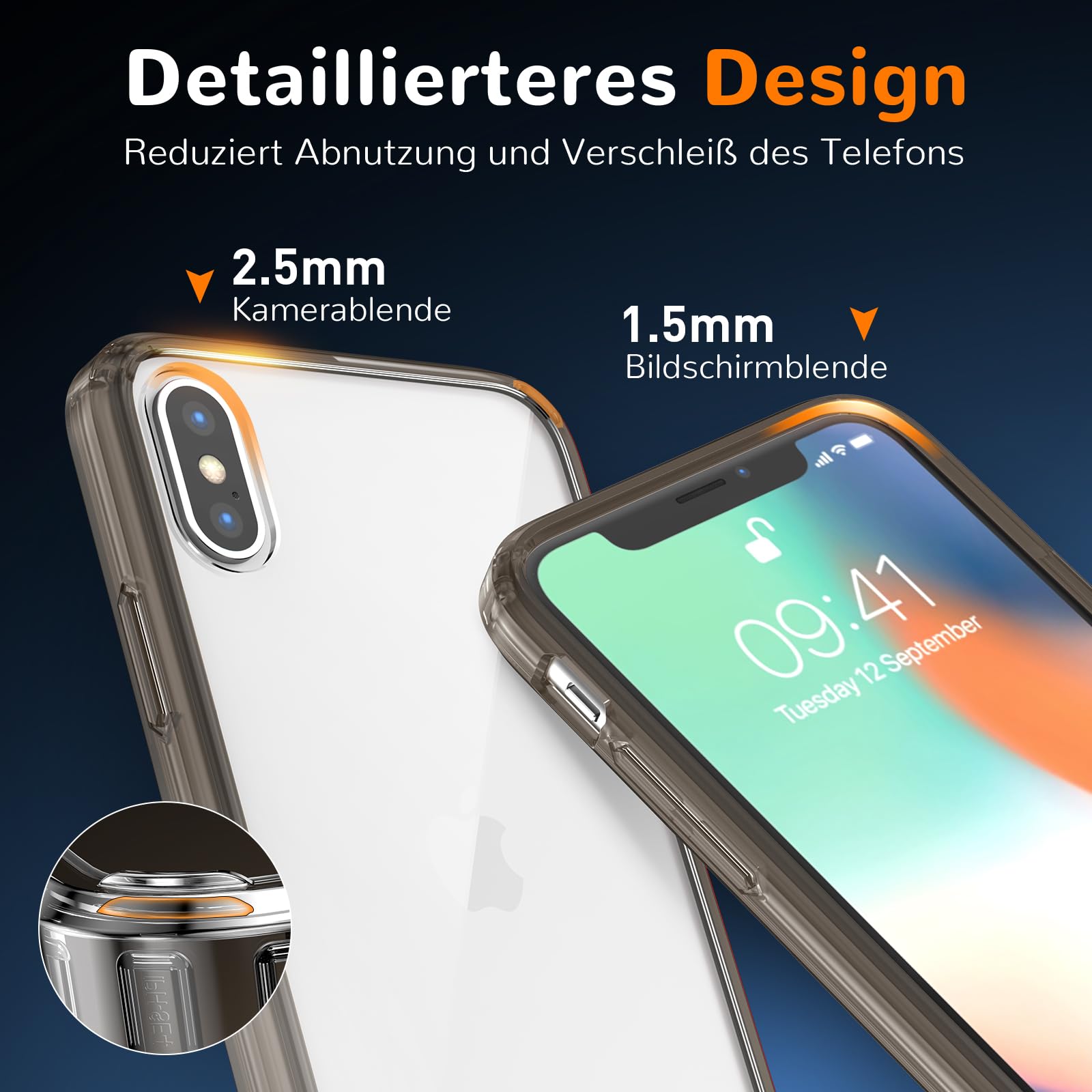 Clear Case for iPhone 15, Ultra Thin, Shockproof TPU Cover, Anti-Yellowing, Crystal Clear, Phone Case for Apple iPhone 15 - Clear — view 572