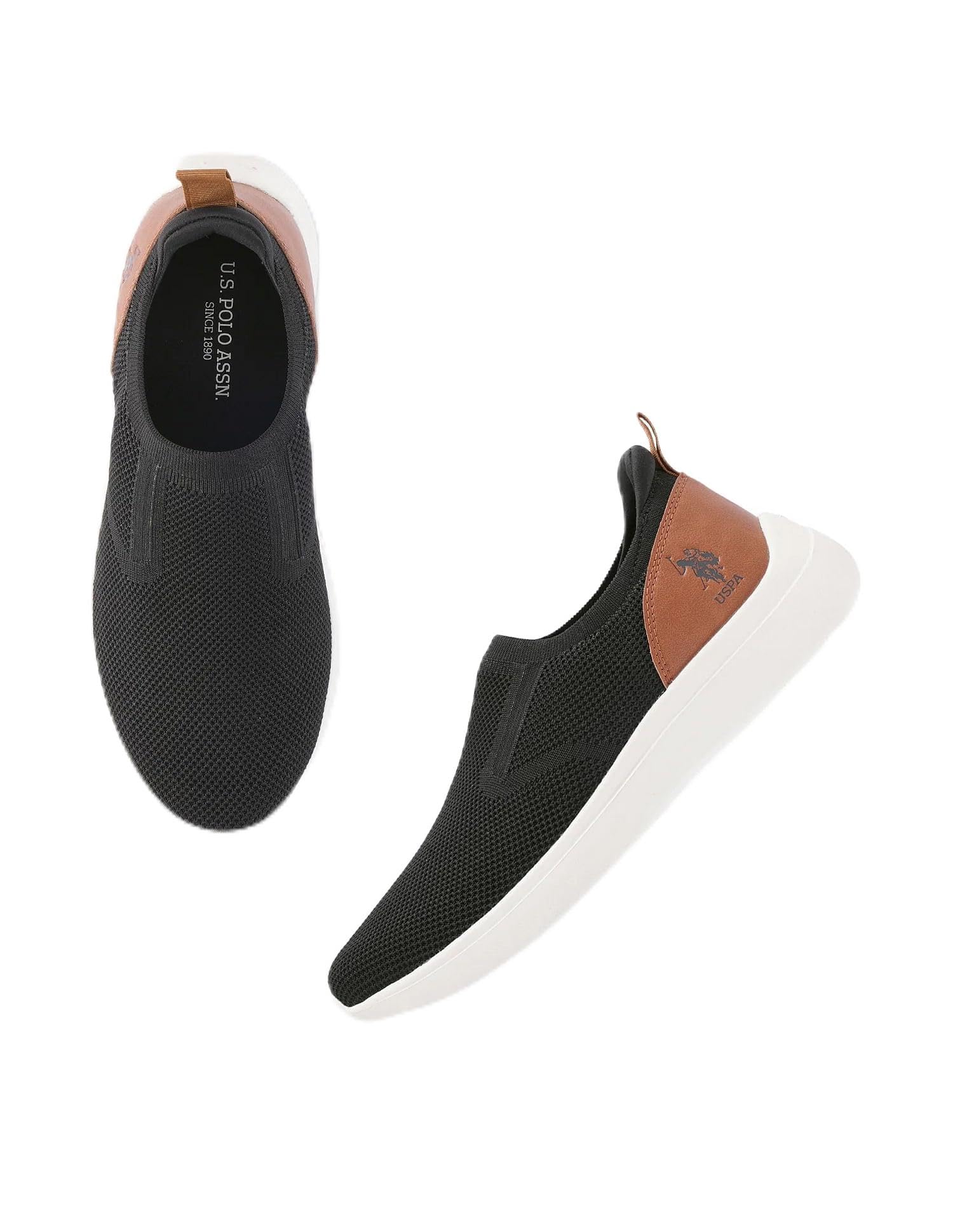 U.S. POLO ASSN. Mens TENORE 2.0 BLK Black Walking Slip On Sneaker-(UK6)(US7)(2FD24405Z01) (B0D9BVRGL2) Amazon Price History, Amazon Price Tracker