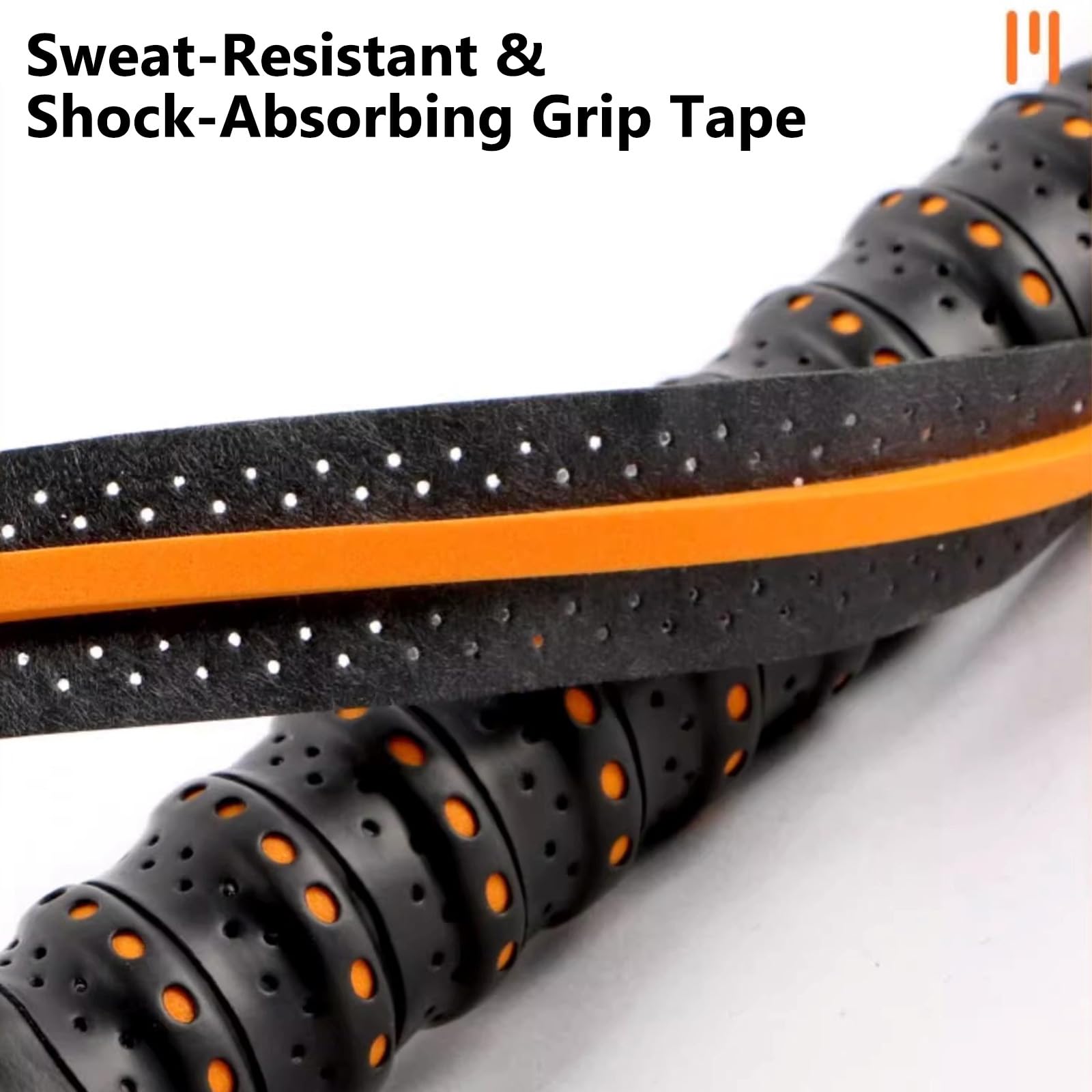 PoshPetique 5PCS Tennis Racket Grip Tape, Racket Overgrip Tape That Stays Dry & Absorbs Sweat with Velvety Comfort. for Tennis Rackets,Fishing Rods.Wrap Your Racquet for High Performance (Black)