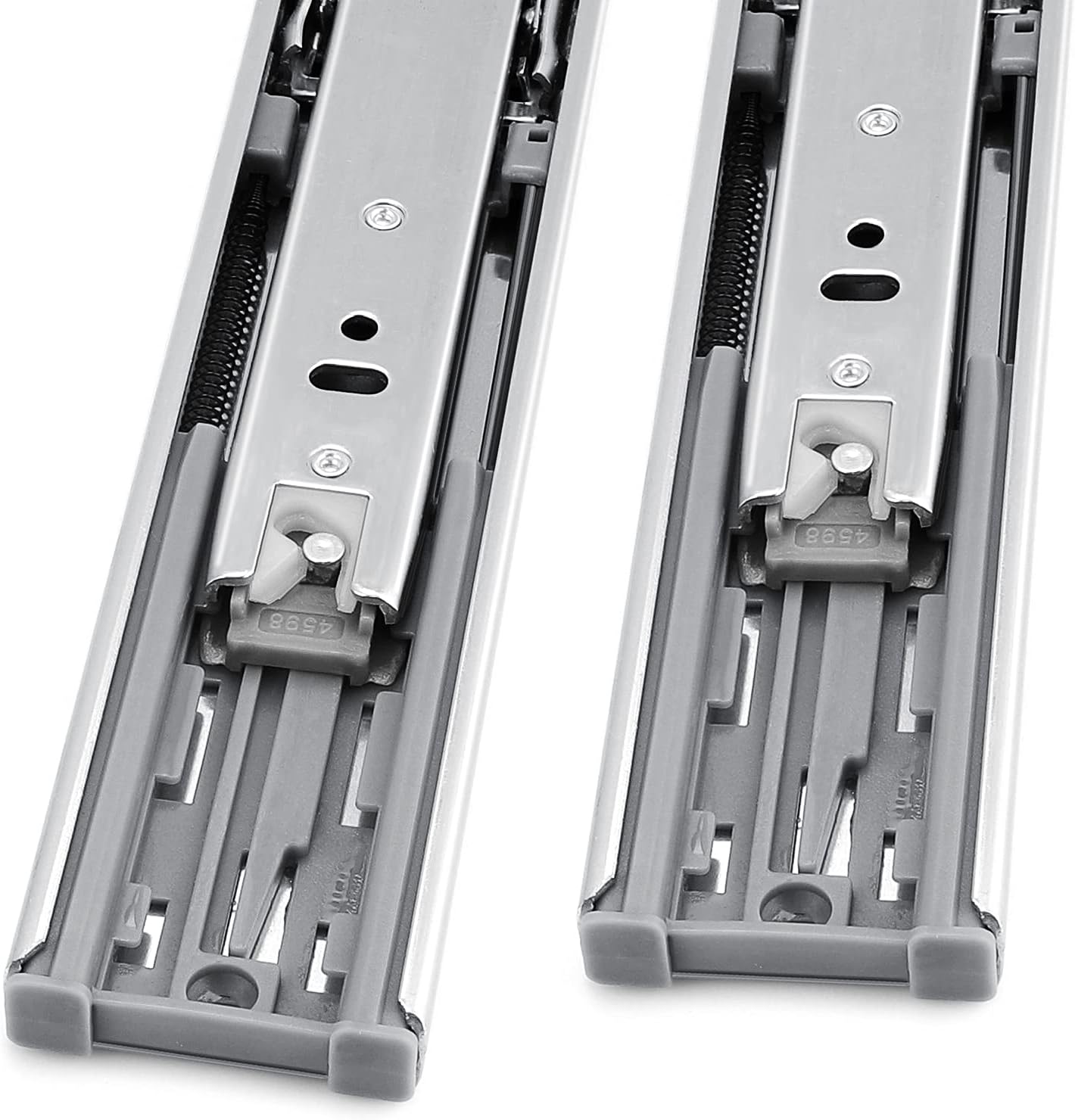 Best Promo Gobrico 10 Pairs 12-inch Drawer Slides Soft Close Ball Bearing Drawer Glides Side Mount, 3-Folds Full Extension Drawer Runners Rails, Heavy Duty