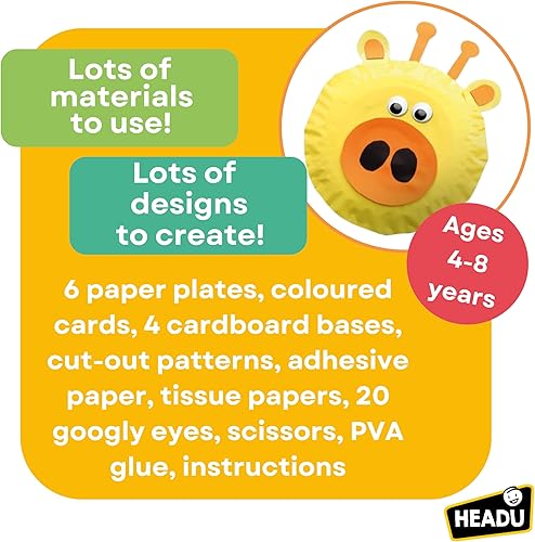 Miniatura 5 de Headu My Paper Fantasy Creations MU54198 Kit de arte y manualidades para niños, niños y niñas de 4 a 8 años