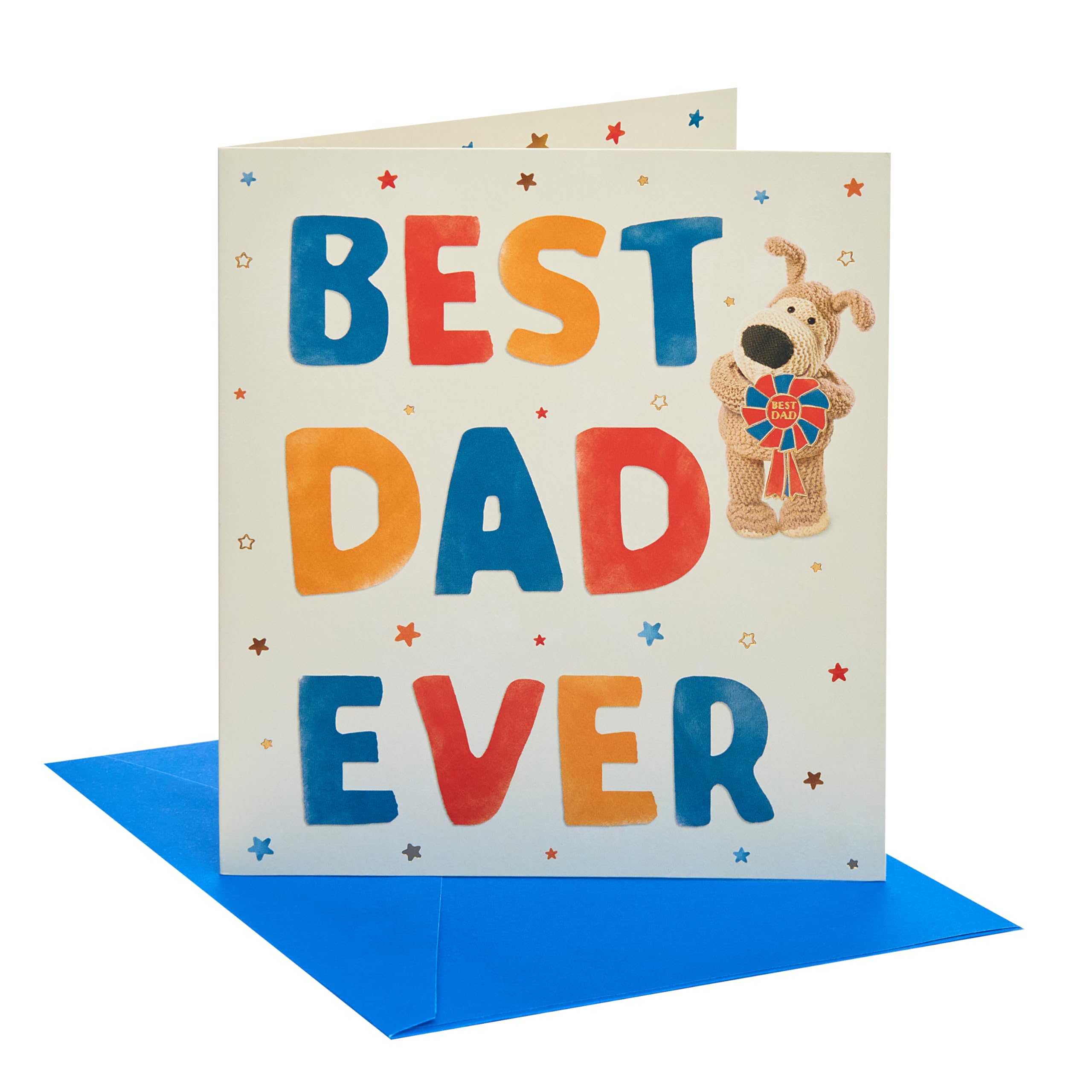 Boofle | Father's Day Card for Dad | Card for Dad, Grandad, Husband | Him, Boys, Men | Cute Design | With Envelope | 15.9 x 18.4 cm