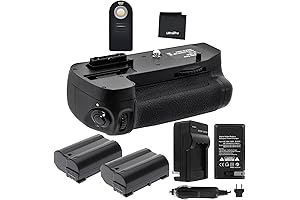 MB-D15 Battery Grip and Battery Bundle for Nikon Cameras