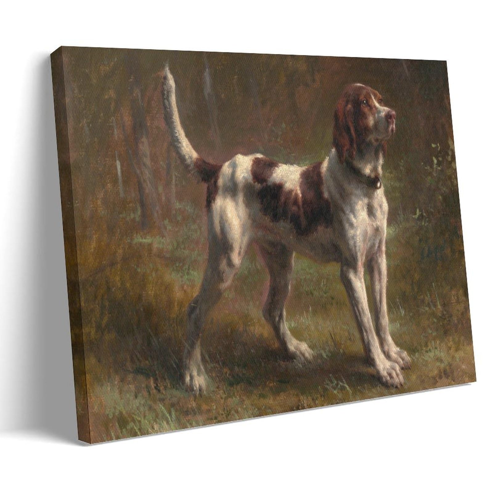 Peinture Rosa Bonheur chien limier briquet décoration maison