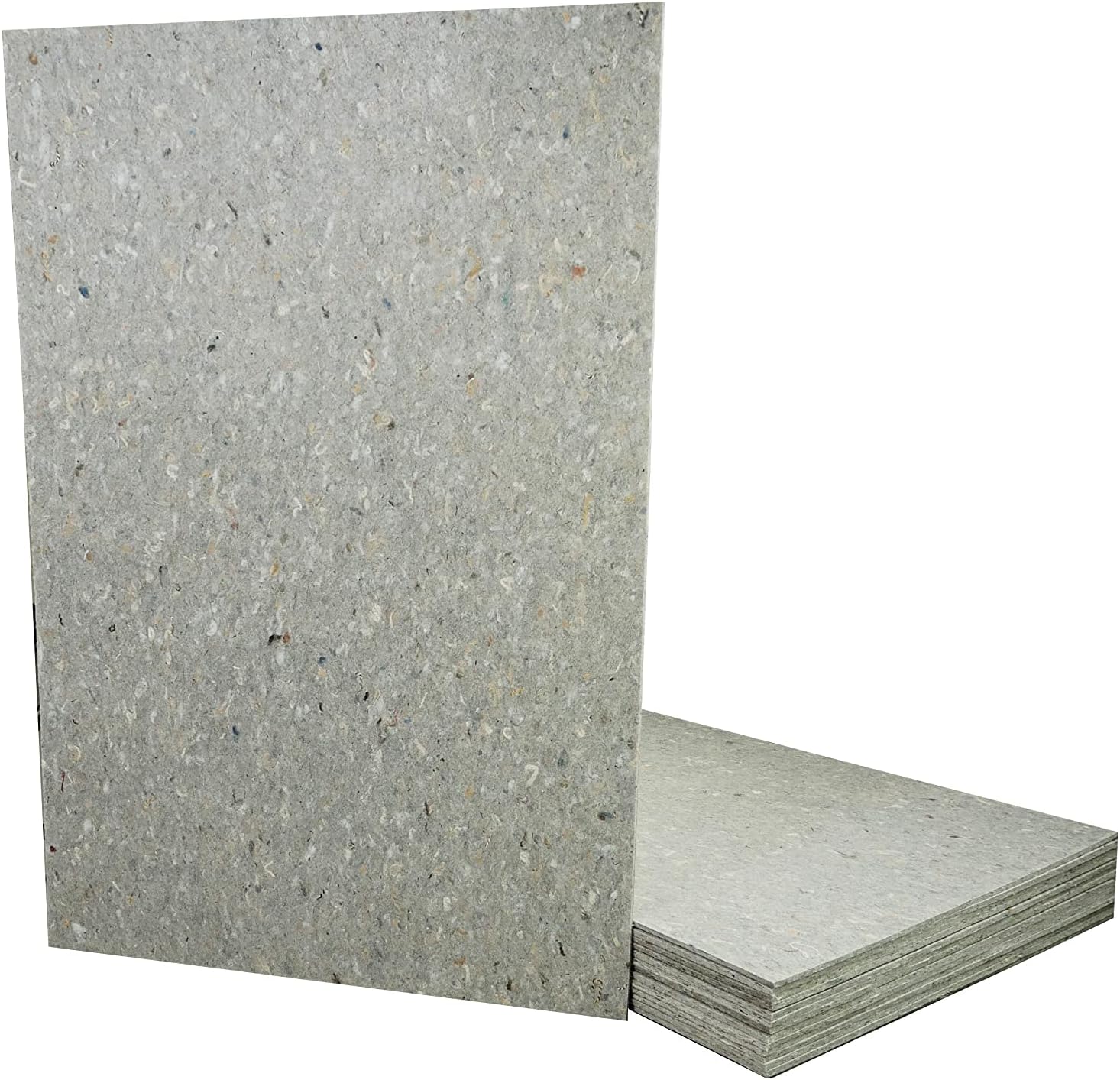 QuietBoard QBOARD23 Floor Lifting Sound & Moisture Barrier Recycled Fiber Underlayment, 90 sq.ft. 2 ft x 3 ft 6 mm, Gray, 6 Count - - 