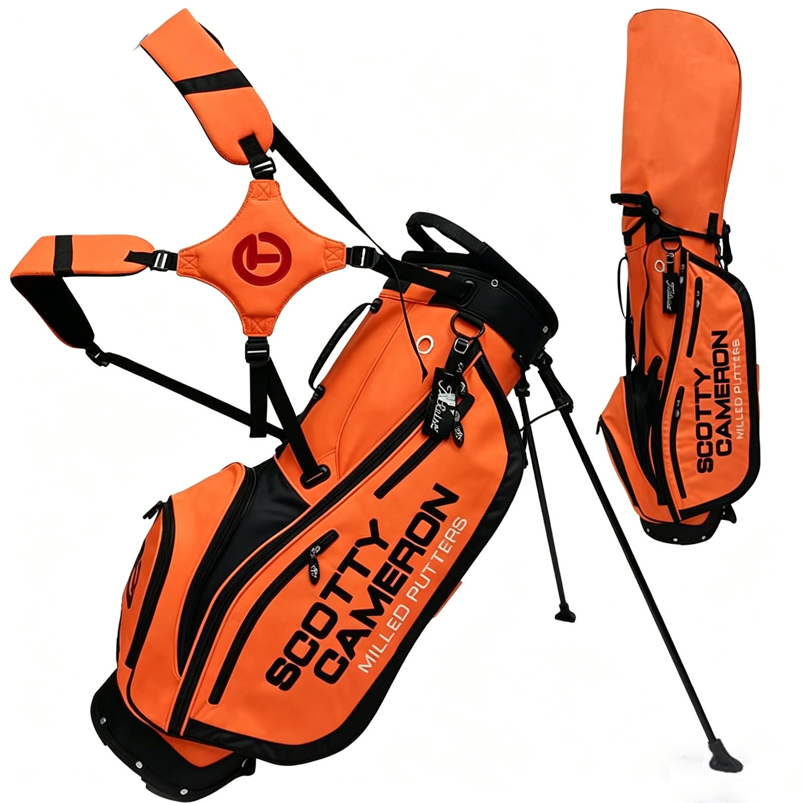OUTDOOR PRODUCTS スタンド式キャディバッグ オレンジ Amazon | GiDoKe キャディーバッグ スタンド式 ゴルフバッグ 防水 軽量