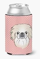 Vista 275 de Caroline's Treasures BB1293LITERK Tablero de ajedrez verde lima Weimaraner Botella de vino Hugger Funda Enfriadora Abrazador Lavable a Máquina