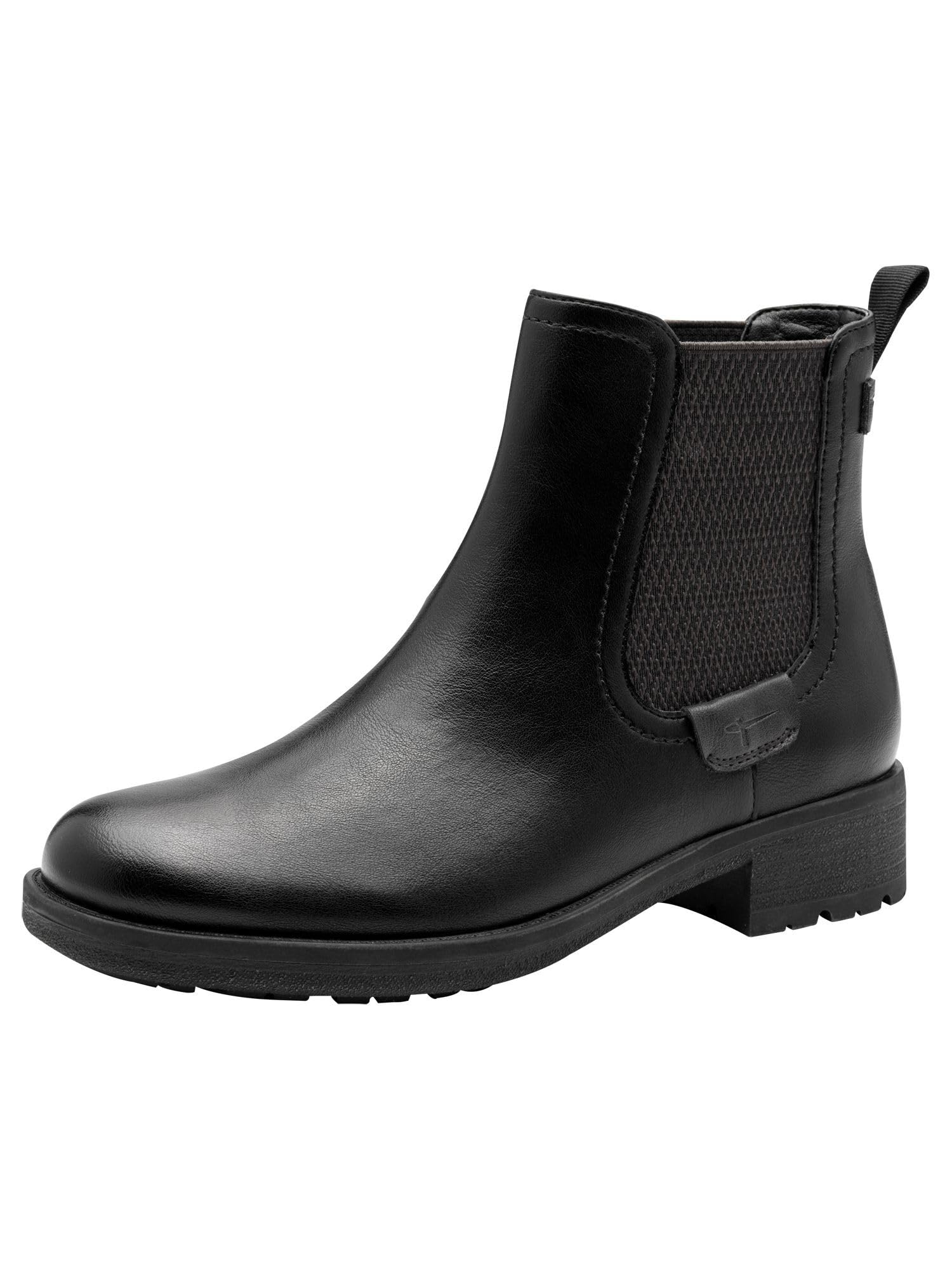 Tamaris Women's Flat Boots, black, 37 EU