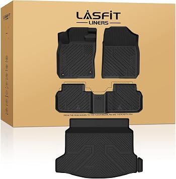 LASFIT All Weather Floor Mats for Honda Civic 2025-2026Hybrid Hatchback