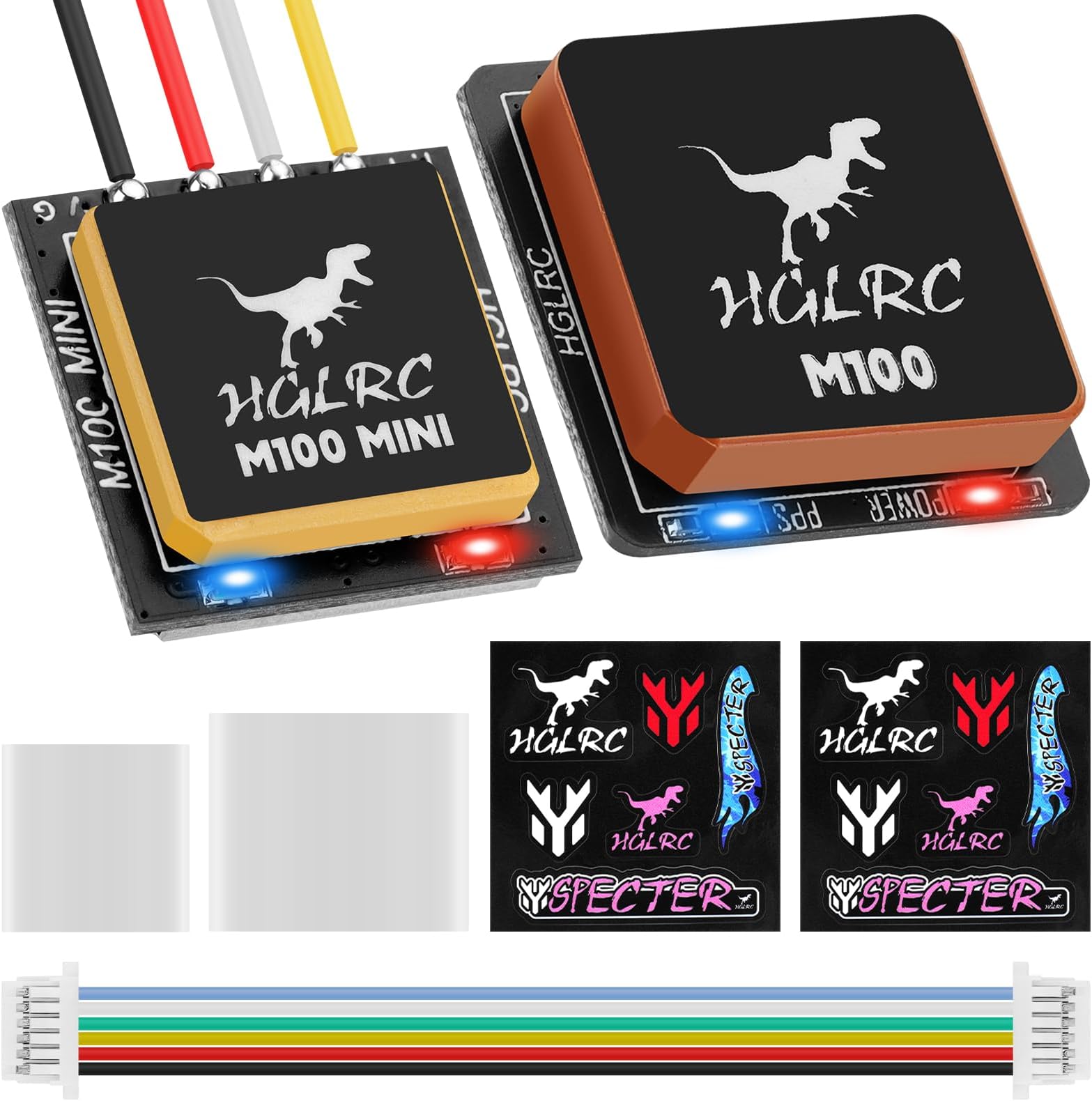 M100_Mini and M100-5883 GPS Compass Module Upgraded M10 Chip Support GPS, Galileo, BDS Three-Mode Positioning for FPV Drone Fixed-Wing UAV Racing