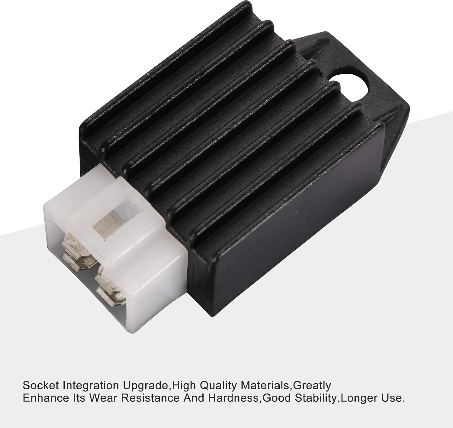 GOOFIT 12V 4-pin Voltage Regulator Rectifier Replacement for 50cc 70cc 90cc 110cc 125cc ATV Scooters Go Karts Quad 4 Wheelers Moped Dune Buggy Sandrail Roketa Taotao Jonway