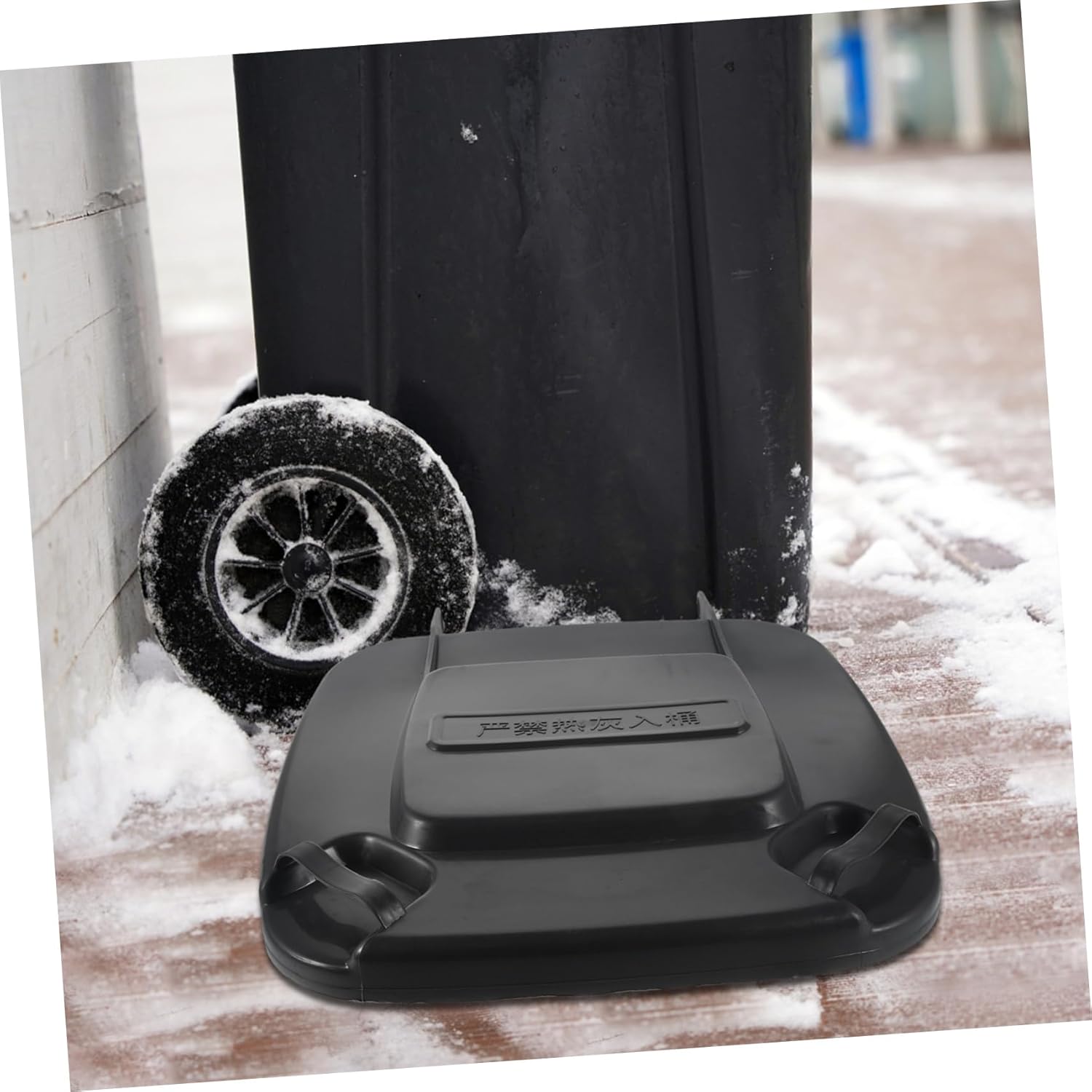 Cabilock Plastic Garbage Can Lid Replacement Cover for Outdoor Kitchen Use Ergonomic Design for to Prevent Smells