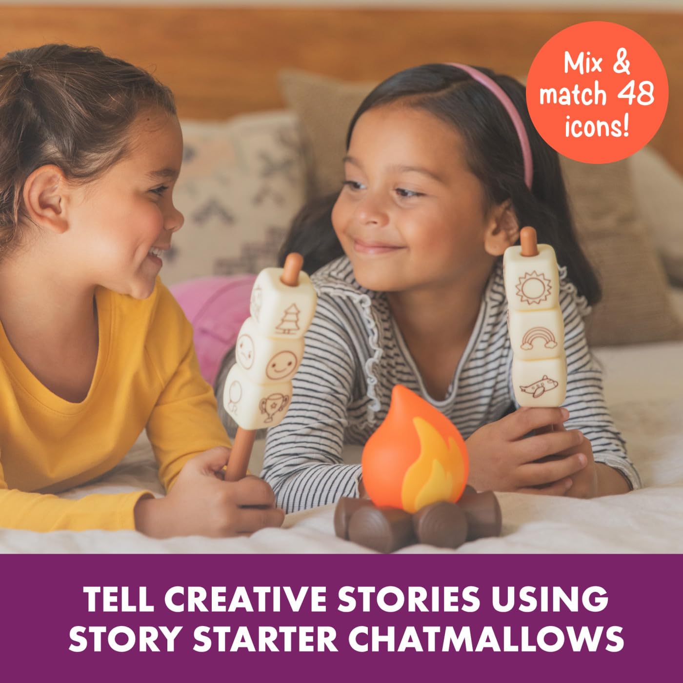 Learning Resources Chatmallows Ognisko – Zestaw Opowiadania Historii i Odgrywania Ról, Rozwój Emocjonalny, Dzieci 4-7 Lat