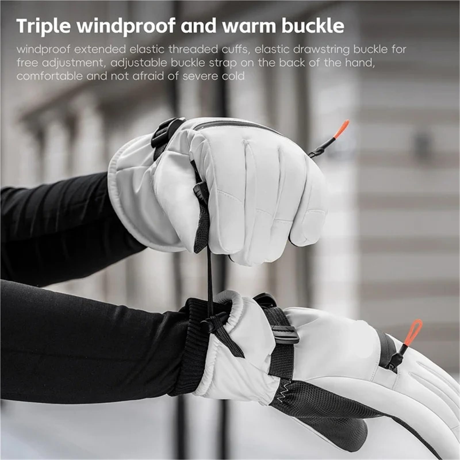 Guantes de esquí Unisex for Invierno: Impermeables, cálidos y térmicos, compatibles con Pantallas táctiles, Ideales for Ciclismo, Running y Deportes al Aire Libre. Accesorios