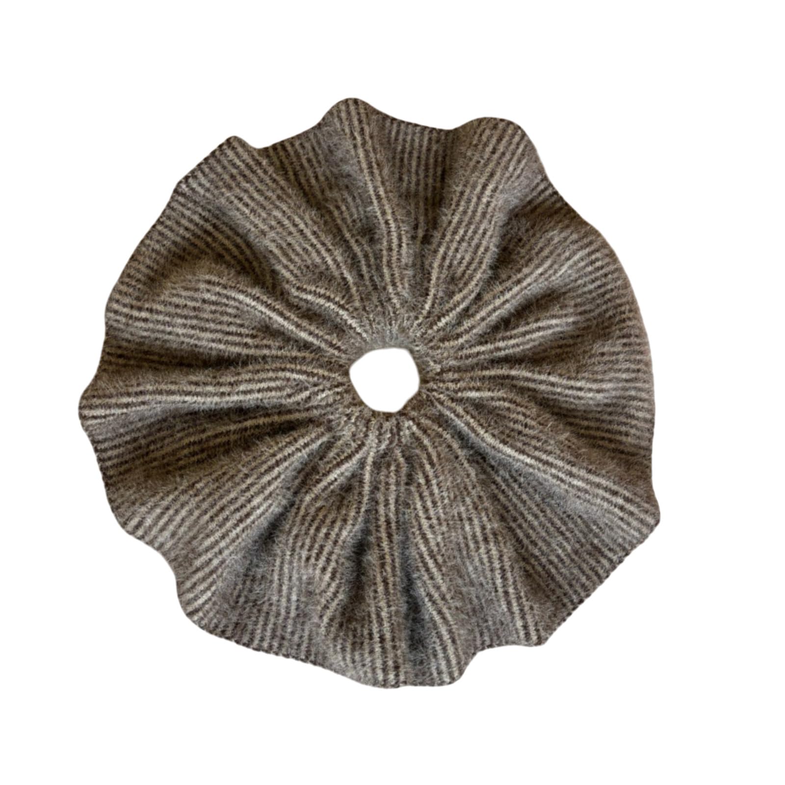 YUXITA Stylish Headwear Oversized Knit Hair Scrunchies Soft Elastic Hair Tie For Women Daily Casual Sports