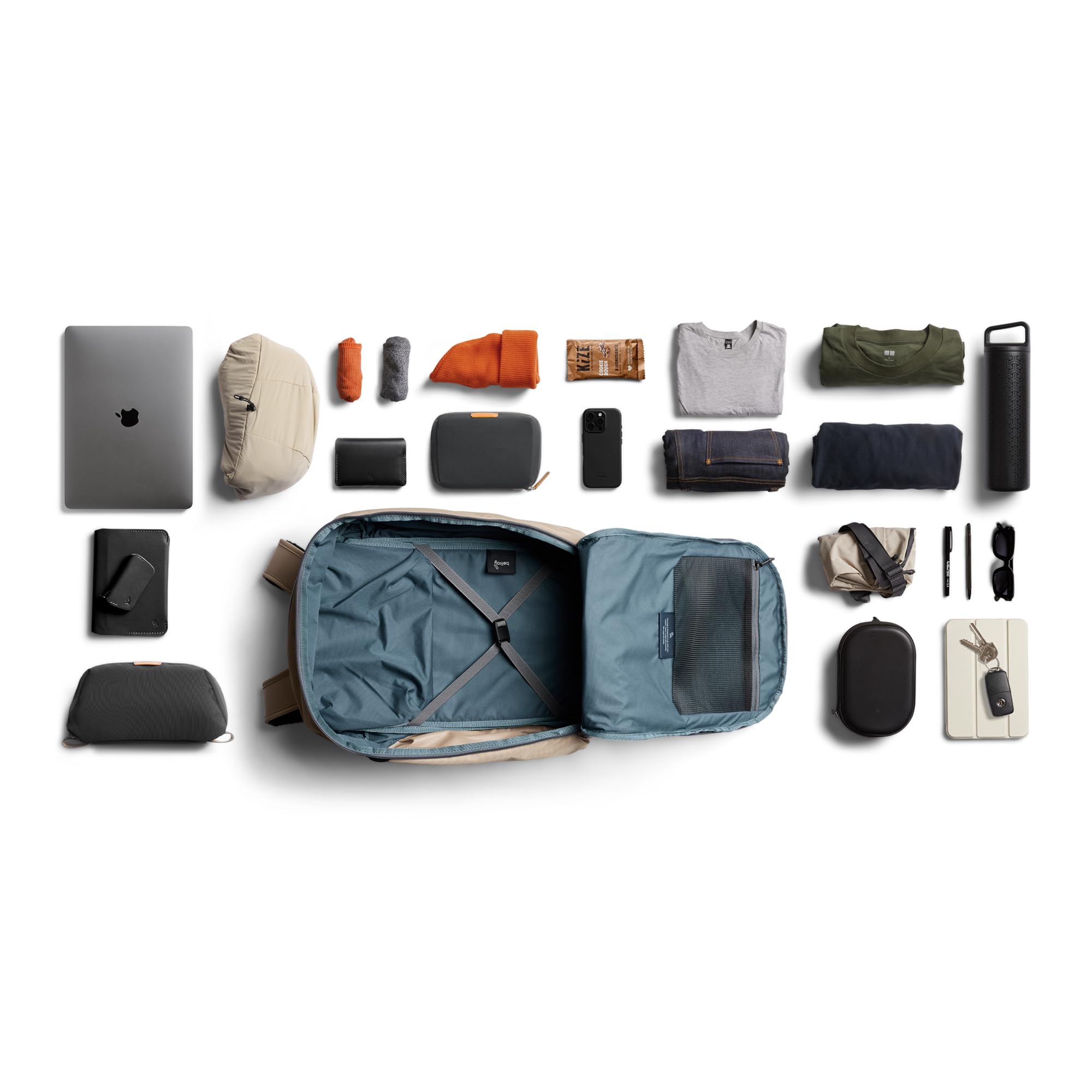 Bellroy Transit Workpack Pro 28L, Mochila de diario de 16 pulgadas - Stone