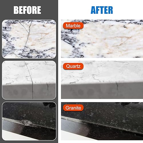 Miniatura 6 de Kit de reparación de azulejos, kit de reparación de virutas de azulejos de cerámica, kit de reparación de porcelana para cerámica, bañera, acrílico,