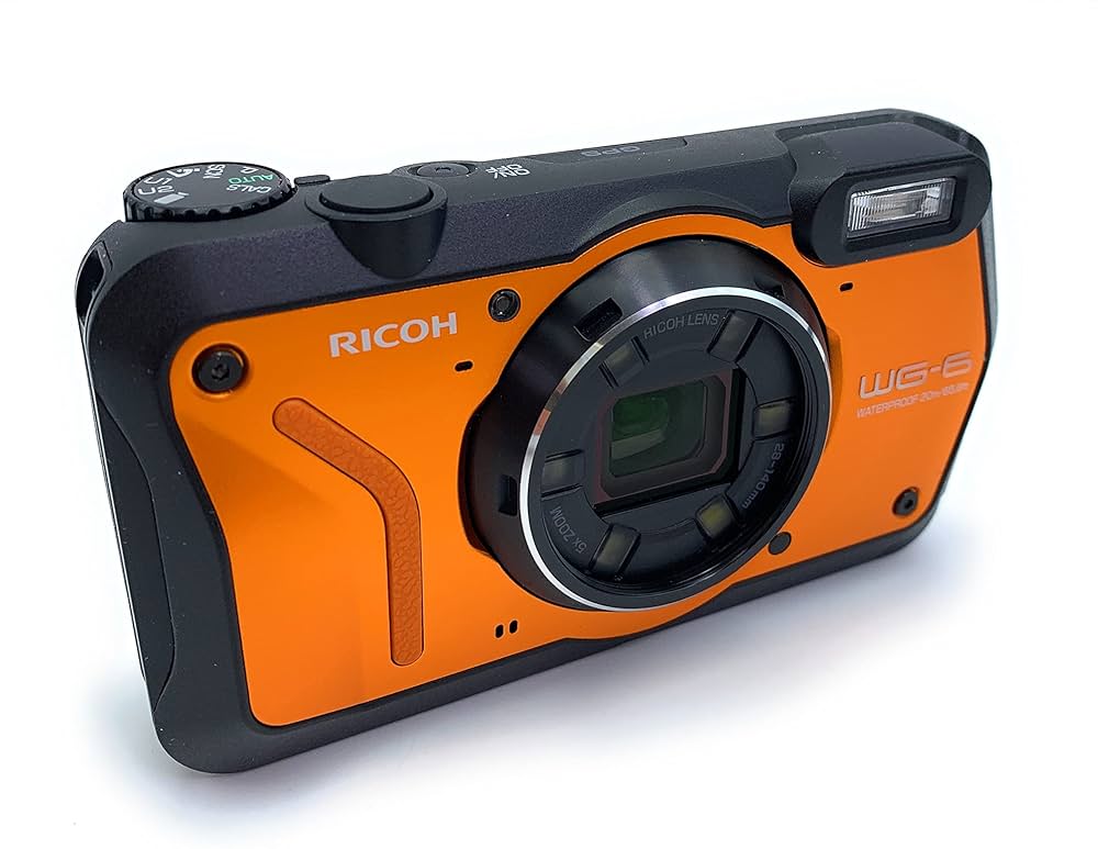 RICOH WG-6 オレンジ RICOH WG-6 Orange Camera 20MP Higher resolution images 3