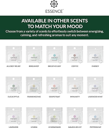 Miniatura 7 de Essence Difusor nasal  Anillo de aceite esencial  Inhalador nasal de silicona (Eucalyptus)