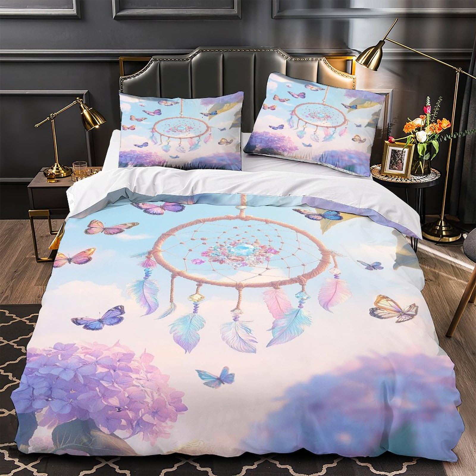Attrape-rêves housse de couette 3D pour transformer la décoration d'une chambre d'enfant féerique