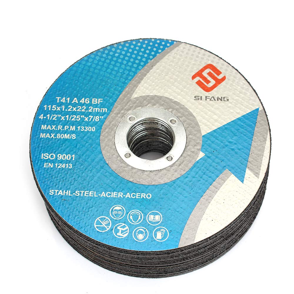 25-Pack 4.5" Cut Off Wheels 4-1/2 X7/8 Cutting Disc For Metal Steel Angle Grind