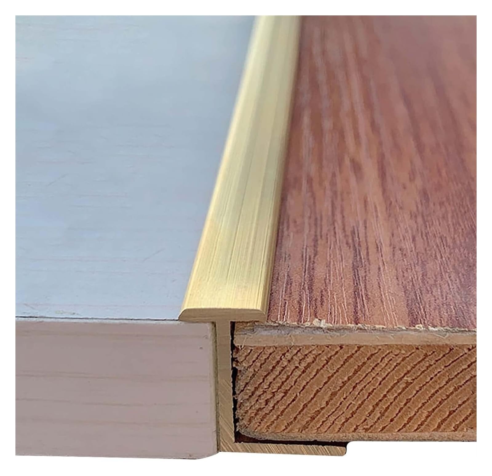 KEuLen Profilo di Transizione, Striscia di Soglia, for Laminato su Legno Duro, Striscia di Copertura for Pavimenti in Stile Z, Barra di Copertura for seminterrato di Porte Interne