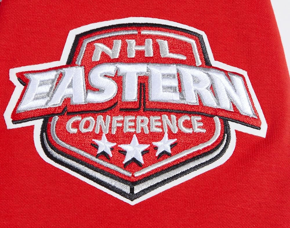 Pro Standard Mens NHL Classic Chenille Pull Over Hoodie - Image 6