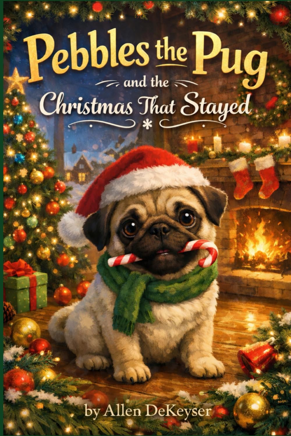 Pebbles the Pug and the Christmas That Stayed: A Christmas Story Told by Pebbles: 14 (Pebbles the Pug Adventures)