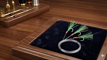 3'lü İstavrit Çaparisi kırmızı Simli Hazır Olta Takımı, Kıyı Balıkçılığı ve Tekne Avı İçin Yüksek Avcılık Sağlayan Keskin İğneli Görünmez Misina, Dayanıklı Düğüm Yapısı İle Pratik Kullanım