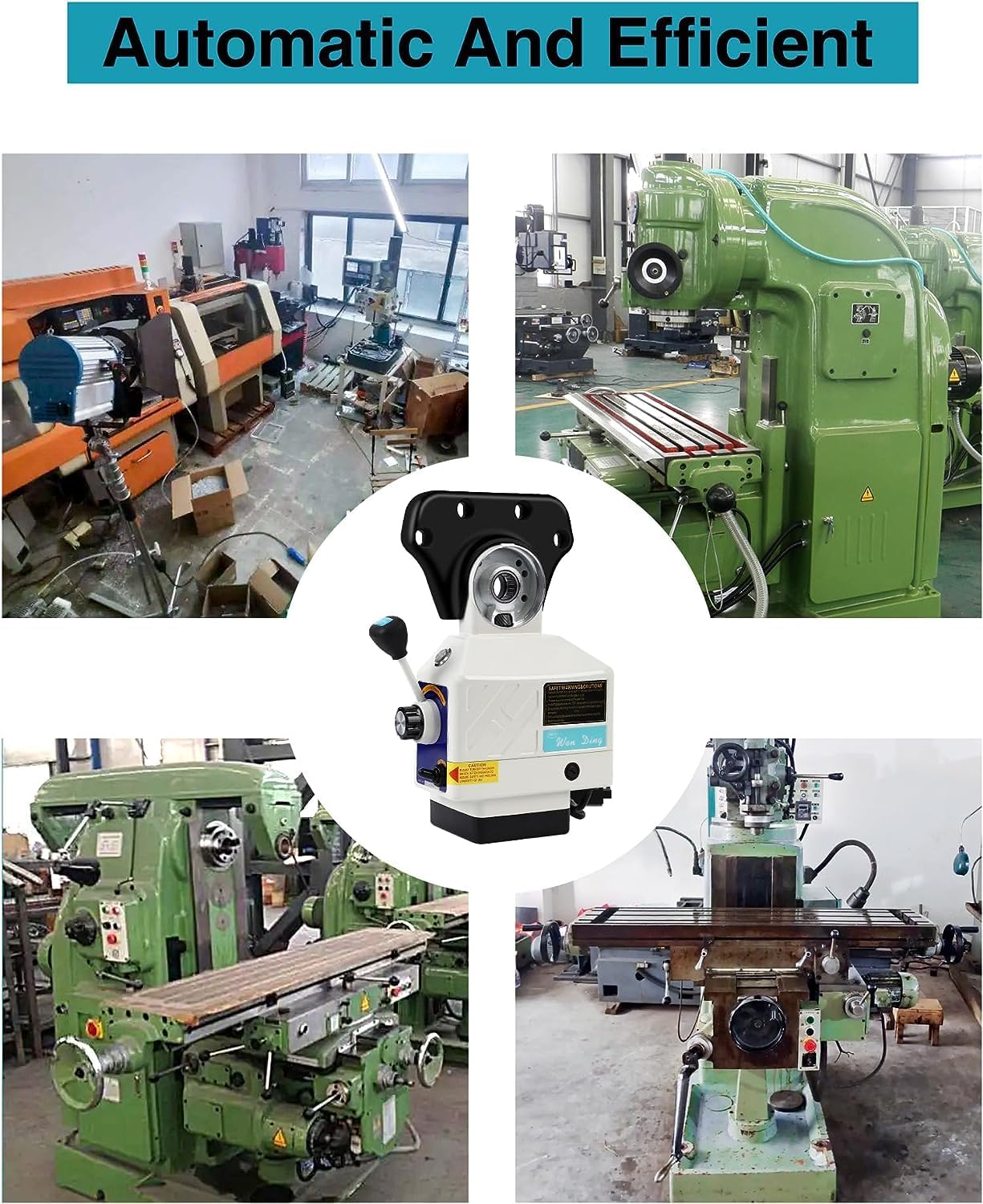 Snapklik.com : Z-Axis Power Milling Machine 110V 450 LB Torque Power ...