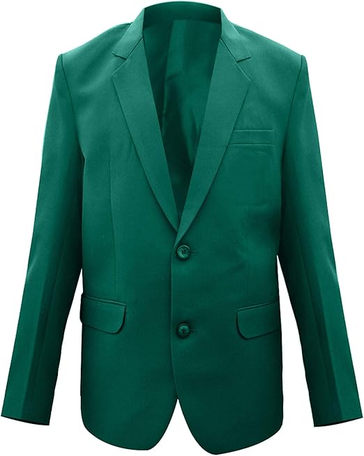 green casual coat