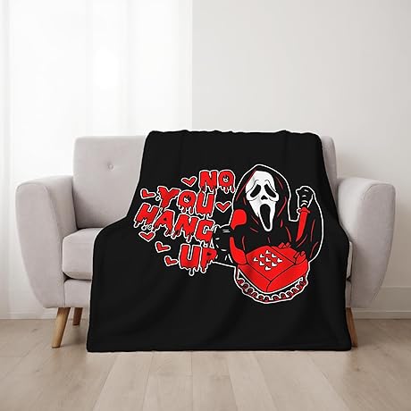 50'' X 60'' Halloween Fuzzy Throw Blanket