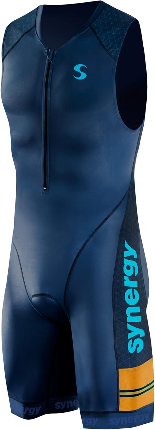 Synergy Triathlon Tri Suit Men's Elite Sleeveless Trisuit