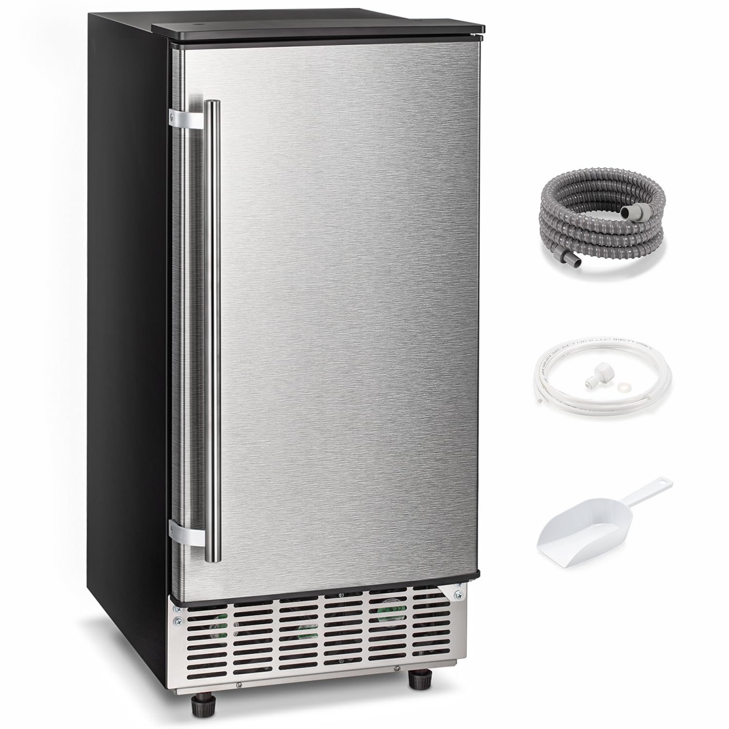Buy AGLUCKY Commercial Builtin Ice Maker Machine, Under Counter ice