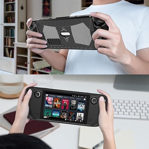 Miniatura 7 de YUANHOT Funda protectora mejorada para cubierta de vapor con protector de pantalla kit de accesorios de cubierta protectora de TPU suave con diseño