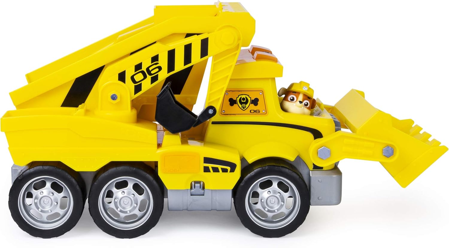 Amazon パウパトロール ラブル アルティメット レスキュー コンストラクショントラック 建設車両 ウィズ ライト サウンド ミニビークル 建設車両 おもちゃ
