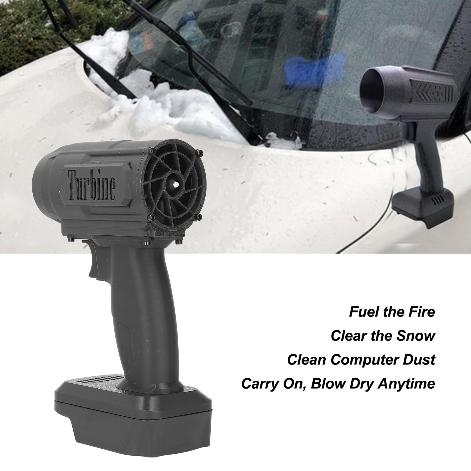 Mini Turbo Dmuchawa Wentylator Strumieniowy z przenośną ręczną dmuchawą suchą do Czyszczenia Klawiatury Komputera Samochód na Zewnątrz Dom, Lekki materiał PETG Wysoka