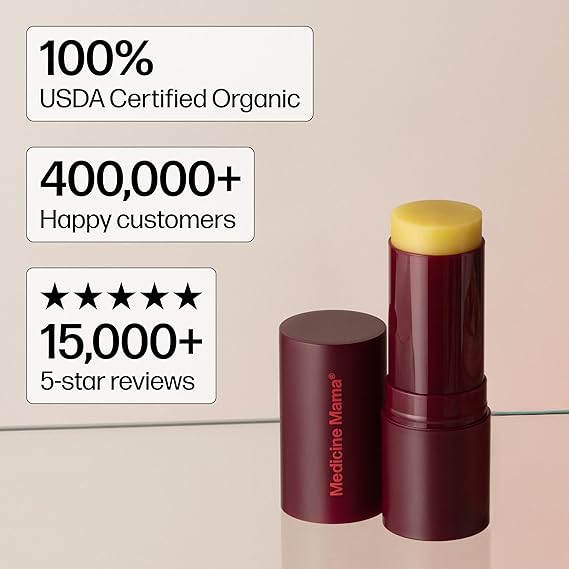 VMAGIC by Medicine Mama Lips Stick Travel Size Organic Vulva Balm Hormone Free Skin Care, Vaginal Moisturizer for Women 15 ml