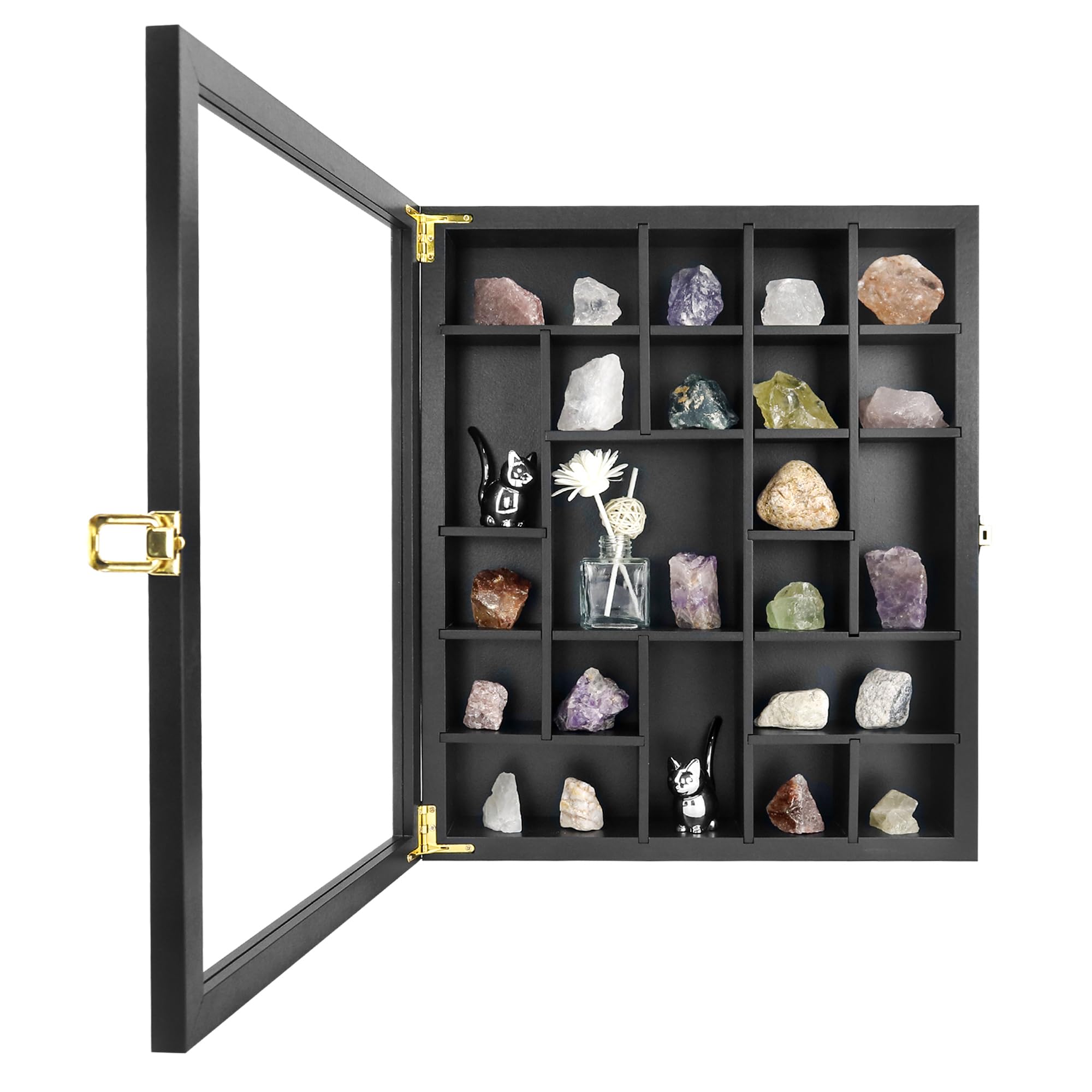 Amazon.com: FramePro Rock Display Case Wall Mount Shadow Box with