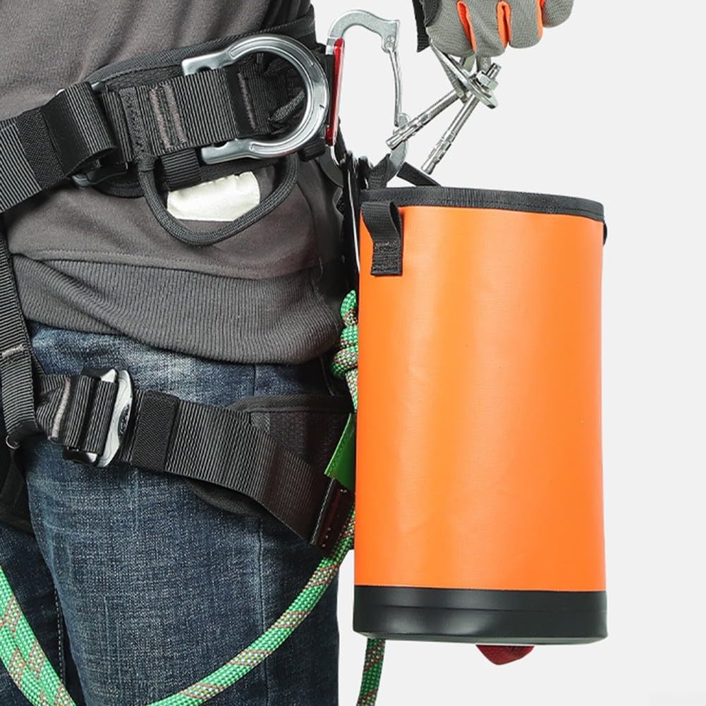 Bolsa de herramientas de escalada al aire libre, bolsa de cuerda ajustable para trepar árboles, se cuelga cómodamente para guardar todos tus elementos esenciales de escalada