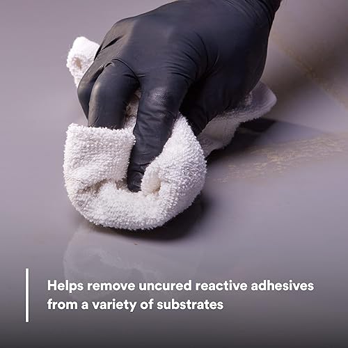 Miniatura 4 de 3M Specialty Removedor de adhesivo 38984, transparente, a base de disolvente, fácil eliminación de residuos, 1 cuarto de galón