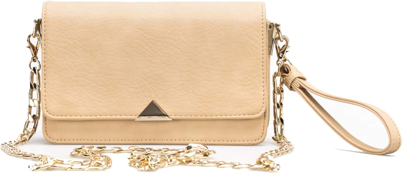 LaBante London - Janet - Vegan Wallet for Women Clutch Bag Small Bag | Beige Bag Nude Bag Wristlet Bag Wrislet Purse
