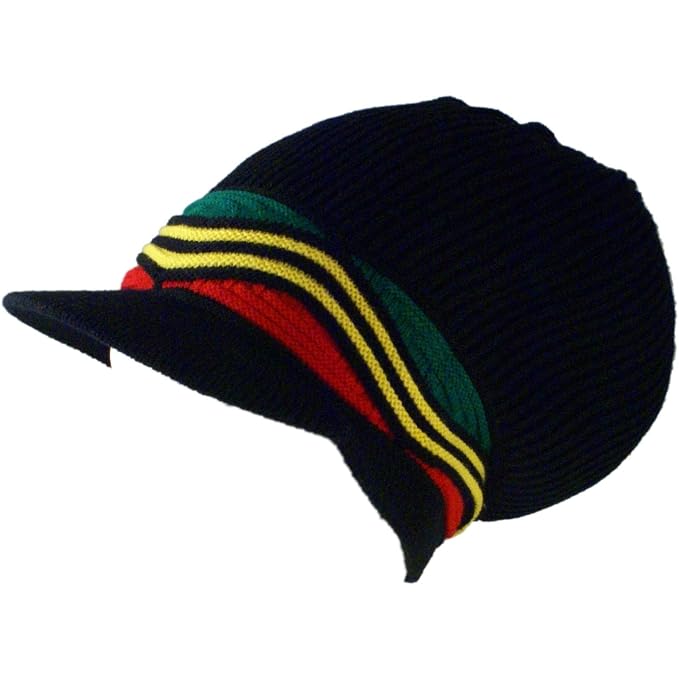 Rasta Dread Knit Tam Hat - \