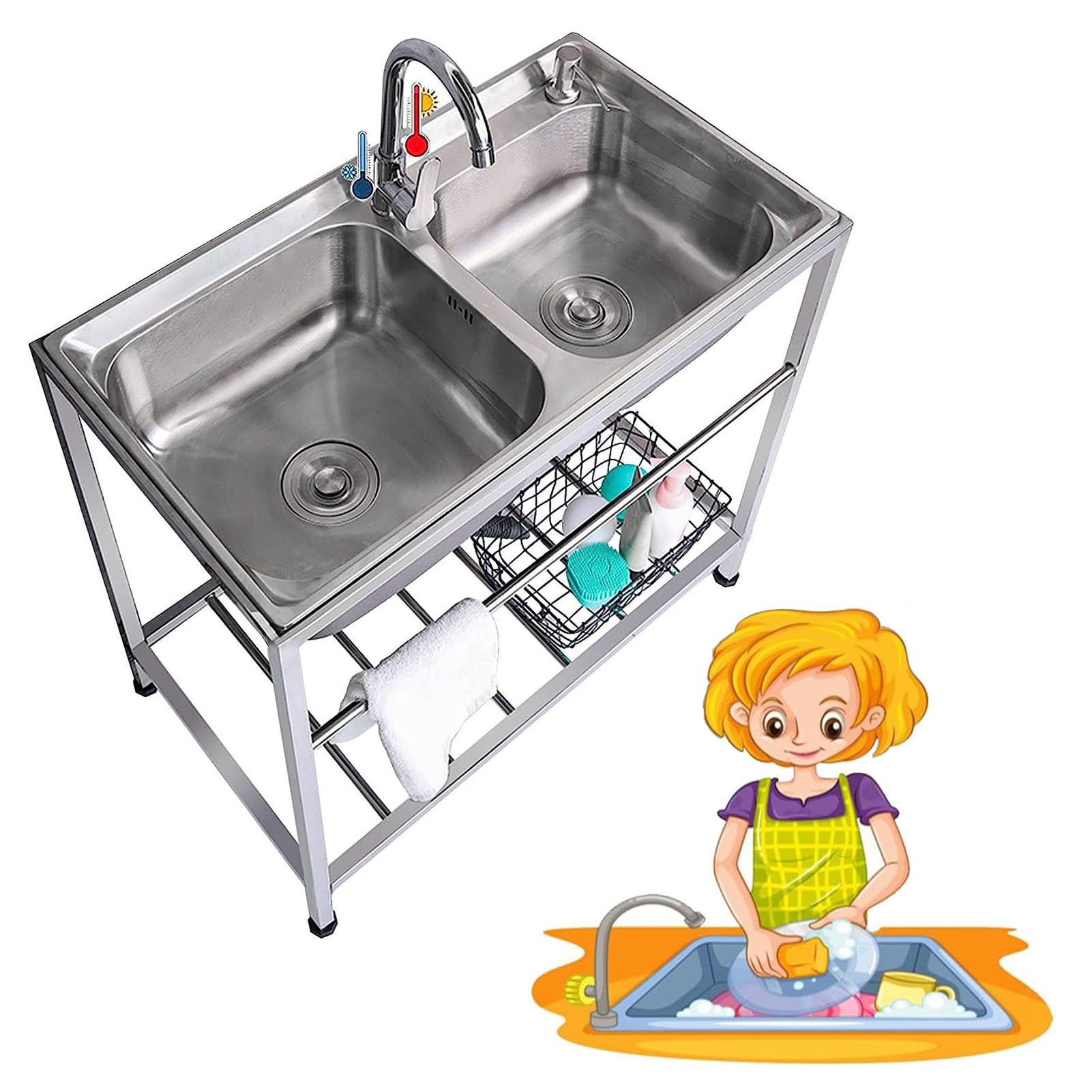Réfrigérateur utilitaire en inox pour vos soirées bar et jardin