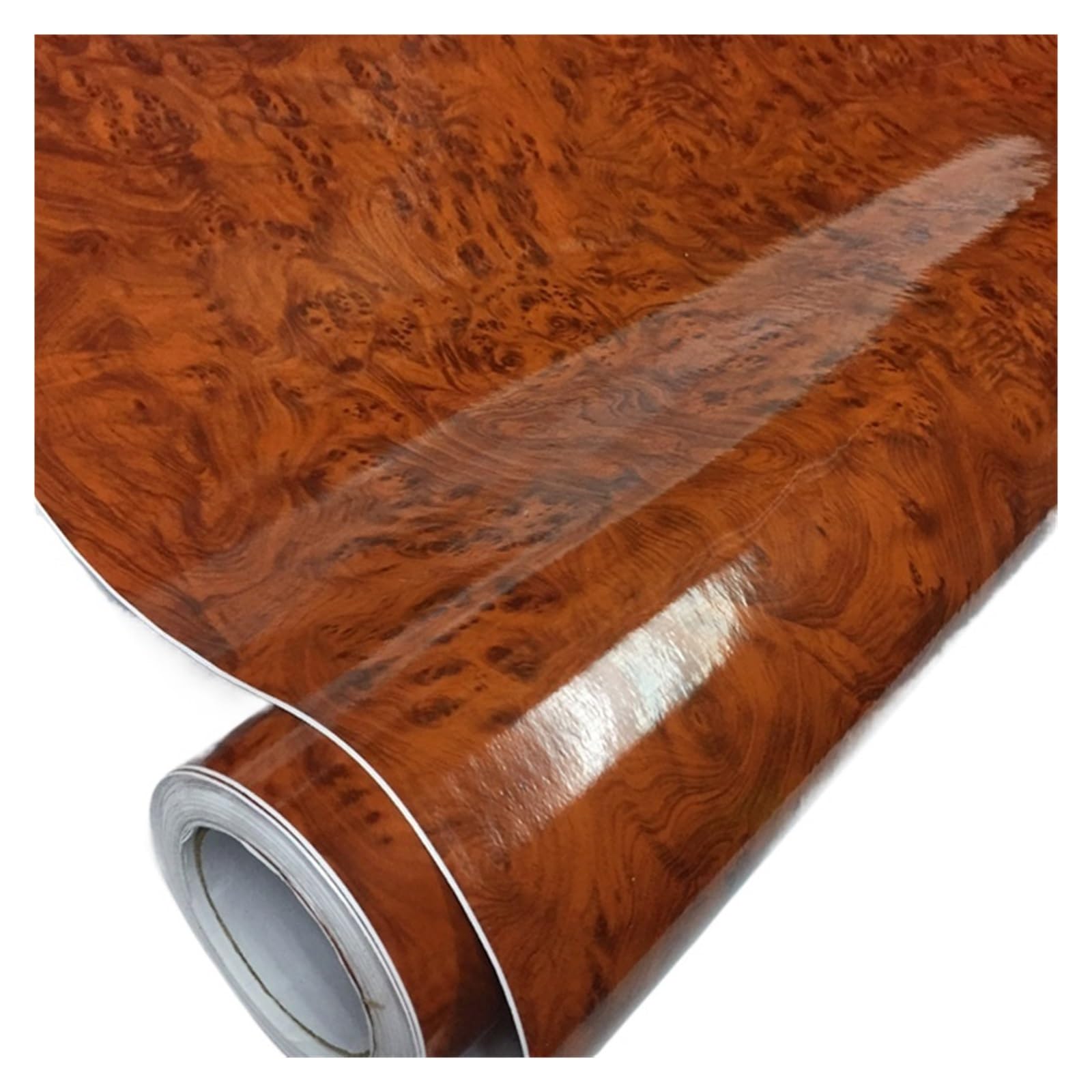 50 cm * 500 cm Glänzende Holzmaserung Vinyl Auto Wrap Folie Holz Strukturierte Auto Aufkleber Wasserdicht Kleber Hause Möbel Aufkleber Verpackung(G1303,50cm x 500cm)