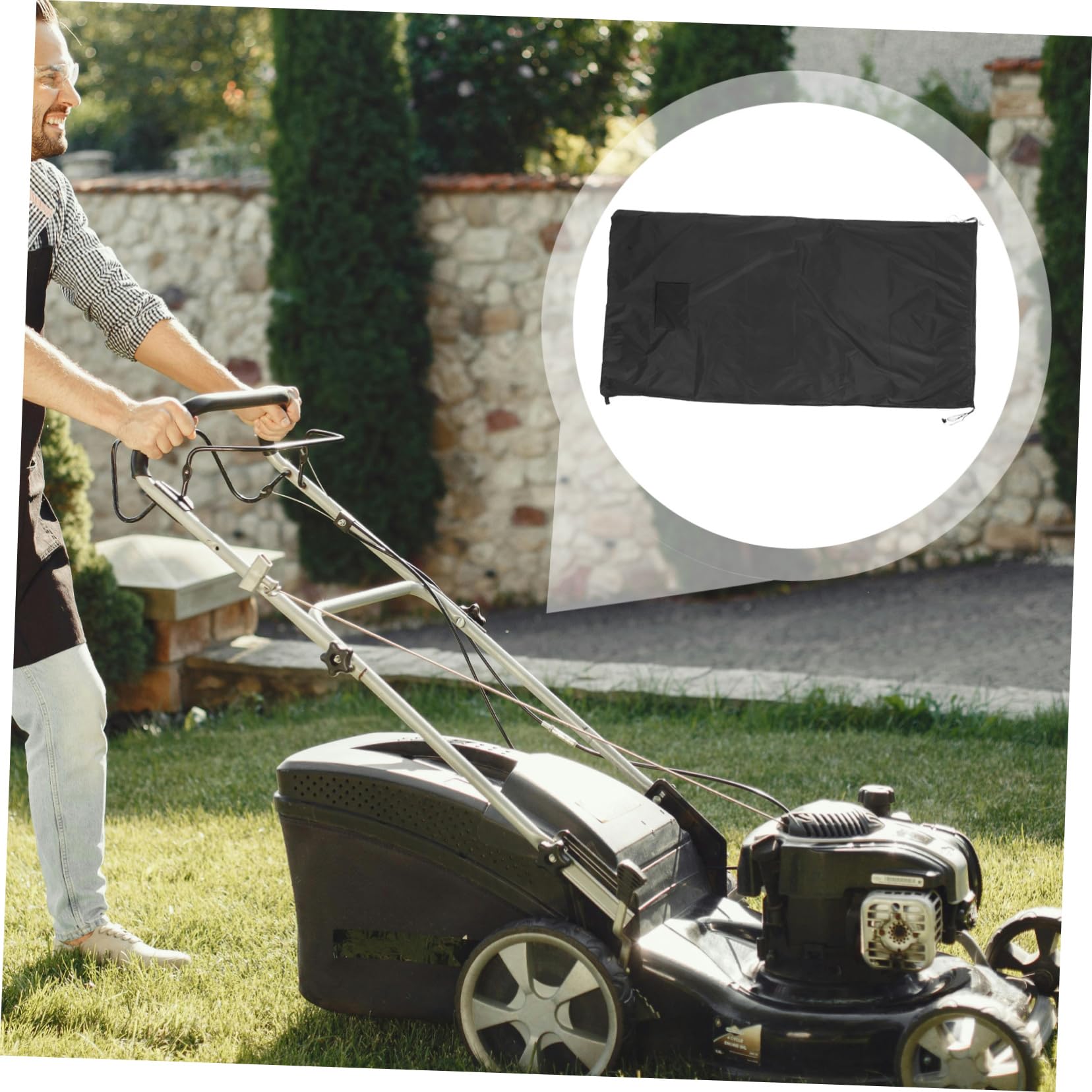 Sacchi Raccolta Foglie per Trattorino 420d Oxford Nero | Capacità Ampia, Chiusura Sicura, Installazione Semplice per Manutenzione e Raccolta Erba